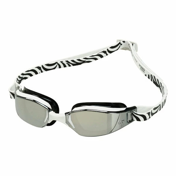 Michael Phelps - Goggles XCEED Black/White Titanium Mirror 1 Michael Phelps - Goggles XCEED Black/White Titanium Mirror