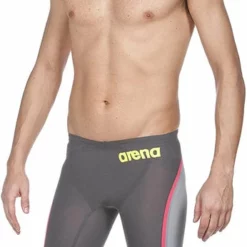 Arena - Mens Jammer Carbon Ultra Dark Grey/Yellow