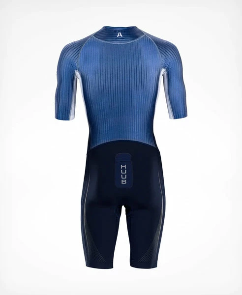 HUUB - Mens ANEMOI AERO TRIATHLON SUIT BLACK/PETROL 2 HUUB - Mens ANEMOI AERO TRIATHLON SUIT BLACK/PETROL - Image 2