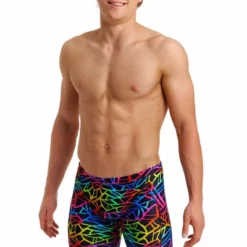 FUNKY TRUNKS - Mens Jammer Rainbow Web -Men's Swimwear Sales Store FT37M RAINBOW WEB 01 grande