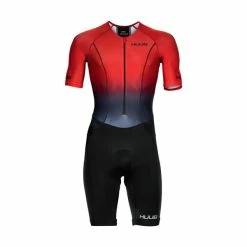 HUUB - Mens Trisuit Commit Long Course Trisuit Red/Black