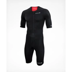 HUUB - Men's Essential Long Course Tri Suit Black/Red -Men's Swimwear Sales Store LC3 grande