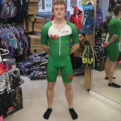 Orca - Mens Custom Welsh Short sleeved Trisuit