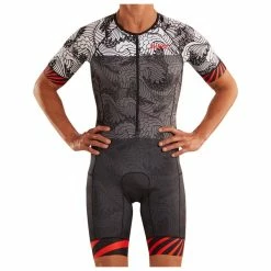 Zoot - Mens LTD TRI AERO SS Racesuit Tokyo Red