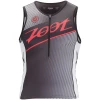 Zoot - Mens Tri Team Tank Black Race day Red