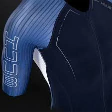 HUUB - Mens ANEMOI AERO TRIATHLON SUIT BLACK/PETROL 4 HUUB - Mens ANEMOI AERO TRIATHLON SUIT BLACK/PETROL - Image 4
