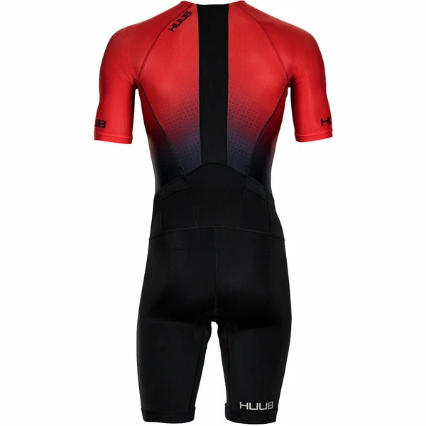 HUUB - Mens Trisuit Commit Long Course Trisuit Red/Black 2 HUUB - Mens Trisuit Commit Long Course Trisuit Red/Black - Image 2